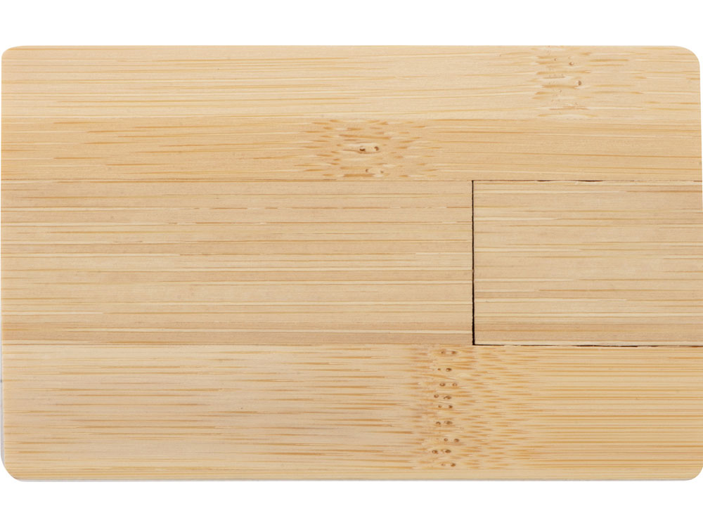 USB 2.0- флешка на 32 Гб Bamboo Card, натуральный - купить оптом