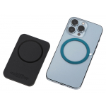 Магнитный беспроводной внешний аккумулятор MagnetIQ, 5000 mah, 10 W, черный, фото 4