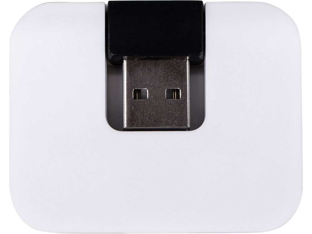 USB Hub Gaia на 4 порта, белый - купить оптом