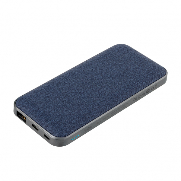 Внешний аккумулятор Tweed PB 10000 mAh, синий - купить оптом