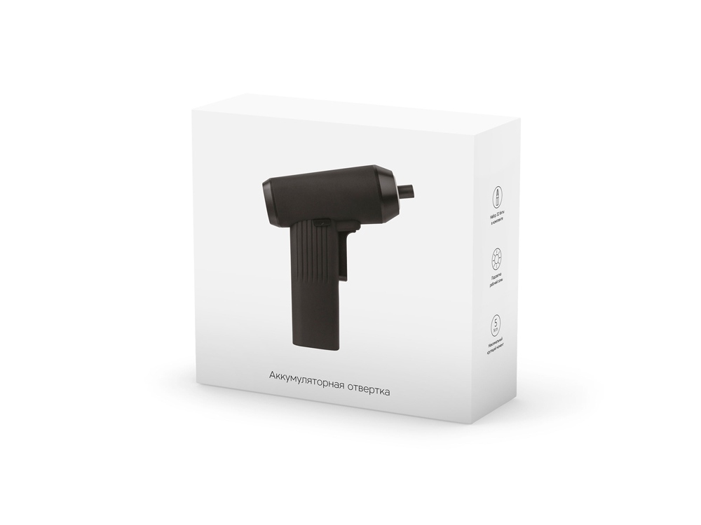 Отвертка аккумуляторная Rombica MyKit A2, черный - купить оптом