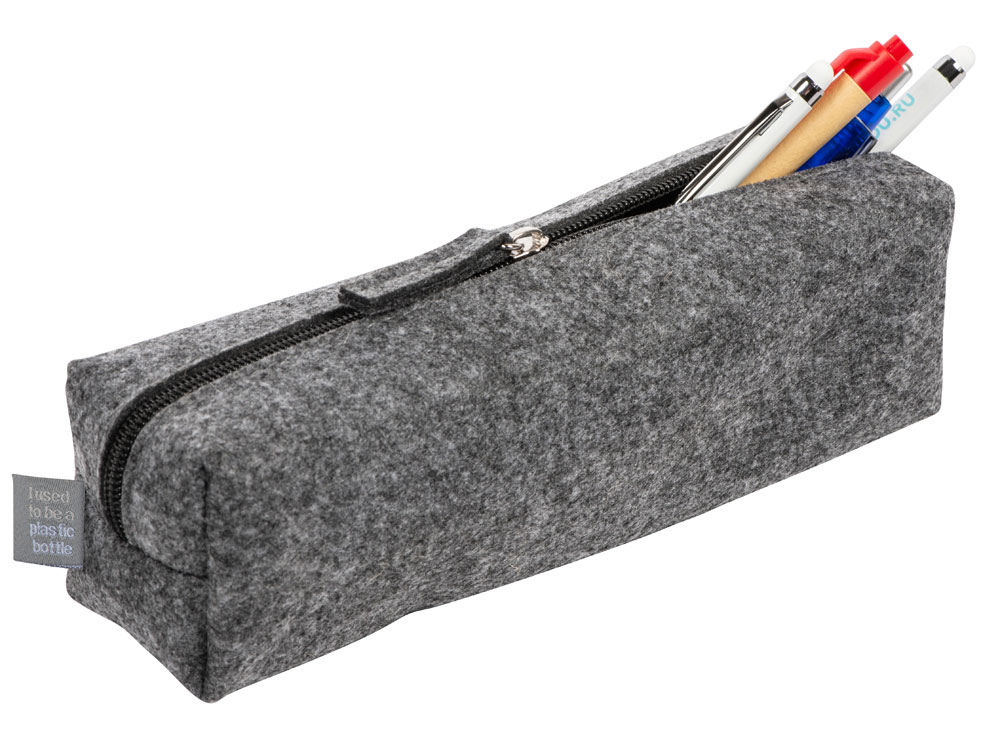 Пенал Felt из RPET-фетра, серый - купить оптом