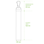 Бизнес рюкзак Taller  с USB разъемом, черный, фото 4