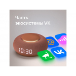 Умная колонка VK Капсула Мини с голосовым помощником Марусей, терракотовый, фото 4