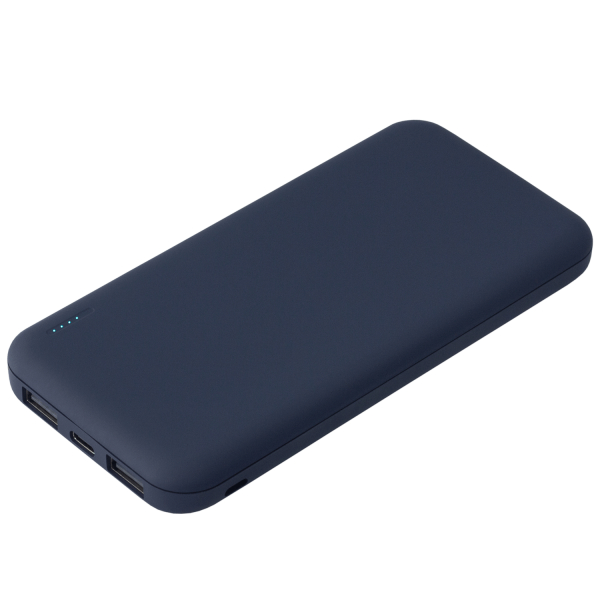 Внешний аккумулятор с подсветкой Luce 10000 mAh, синий - купить оптом
