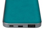 Внешний аккумулятор In Velour 10000 mAh, бирюзовый, фото 2