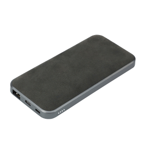 Внешний аккумулятор In Velour 10000 mAh, серый - купить оптом