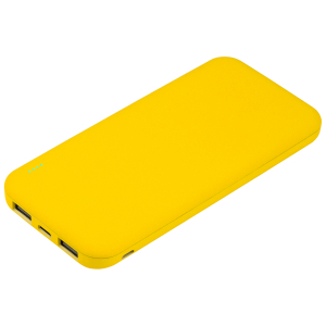 Внешний аккумулятор с подсветкой Luce Lemoni 10000 mAh, желтый - купить оптом