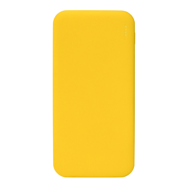 Внешний аккумулятор с подсветкой Luce Lemoni 10000 mAh, желтый - купить оптом