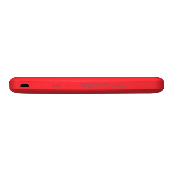 Внешний аккумулятор Elari Plus 10000 mAh, красный - купить оптом