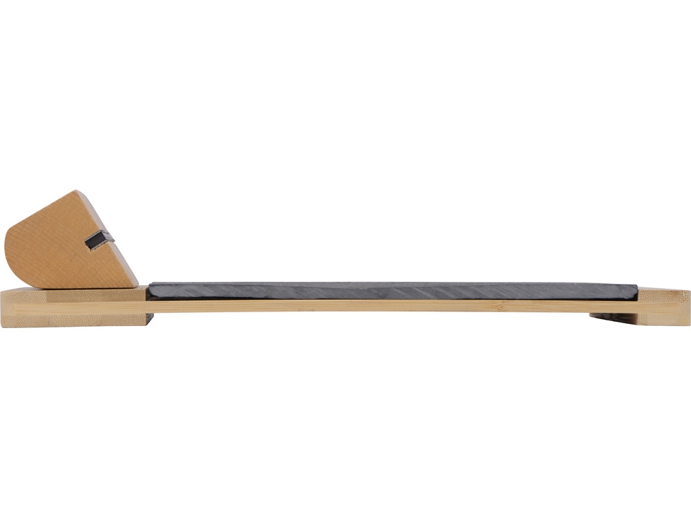Набор для сыра из сланцевой доски и ножей Bamboo collection Taleggio (Р), светло-коричневый - купить оптом