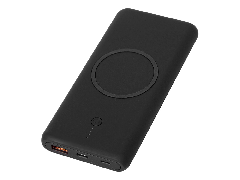 Внешний беспроводной аккумулятор c QC/PD Reload, 10000 mAh, черный - купить оптом
