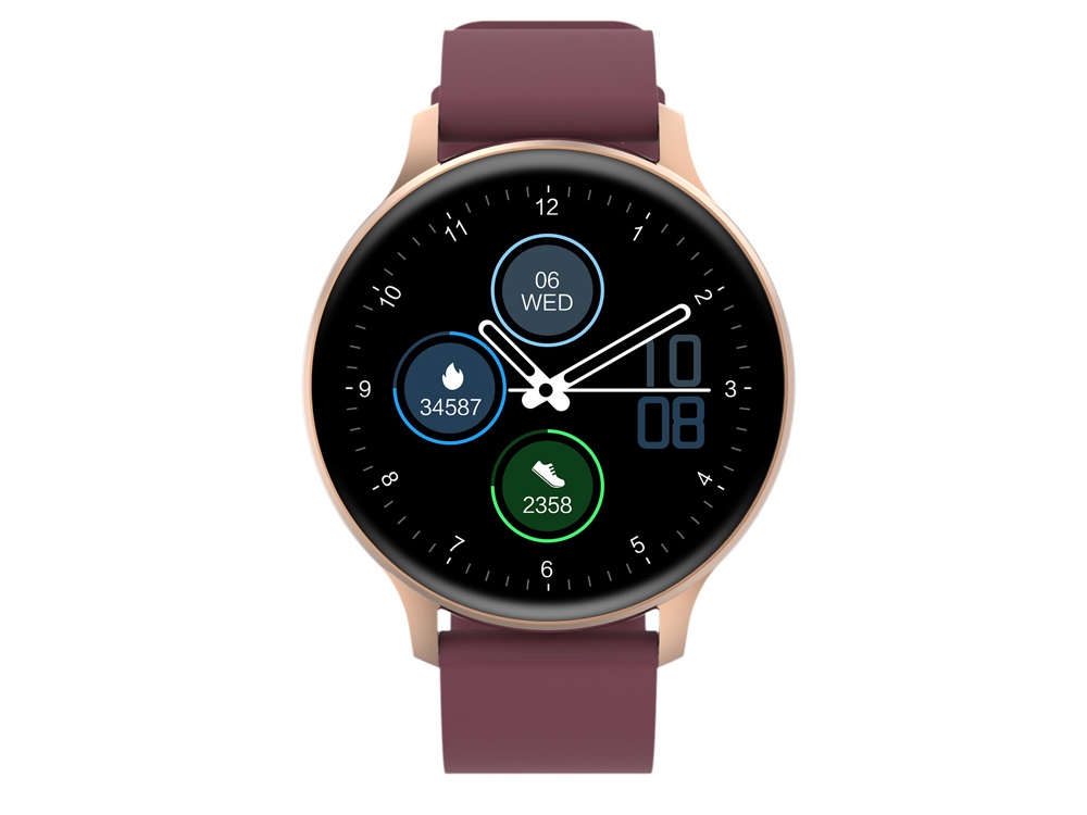Смарт-часы Canyon SW-68  Badian, IP68, темно-красный - купить оптом