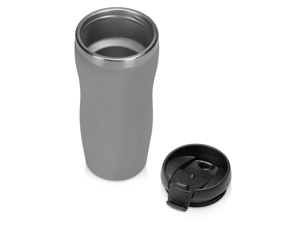 Термокружка Mony Steel 350 мл, soft touch, серый (P) - купить оптом