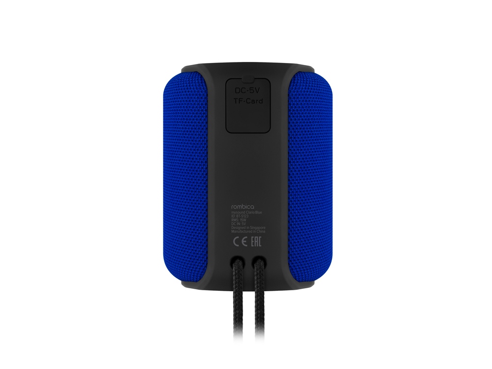 Портативная колонка mySound Clario, 15 Вт Blue, черный, синий - купить оптом