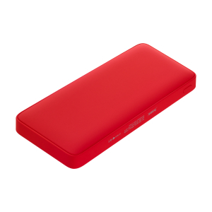 Внешний аккумулятор с подсветкой Ancor Plus 10000 mAh, красный - купить оптом