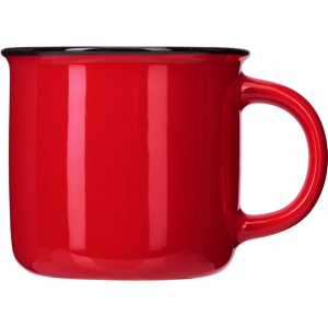 Кружка с каймой Countryside M, красный 410ml - купить оптом