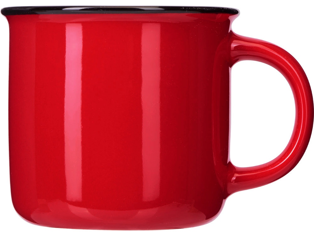 Кружка с каймой Countryside M, красный 410ml - купить оптом