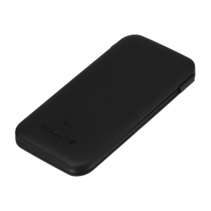 Внешний беспроводной аккумулятор с подсветкой лого Astro, 10000 mAh, черный - купить оптом