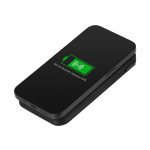 Внешний беспроводной аккумулятор с подсветкой лого Astro, 10000 mAh, черный, фото 2