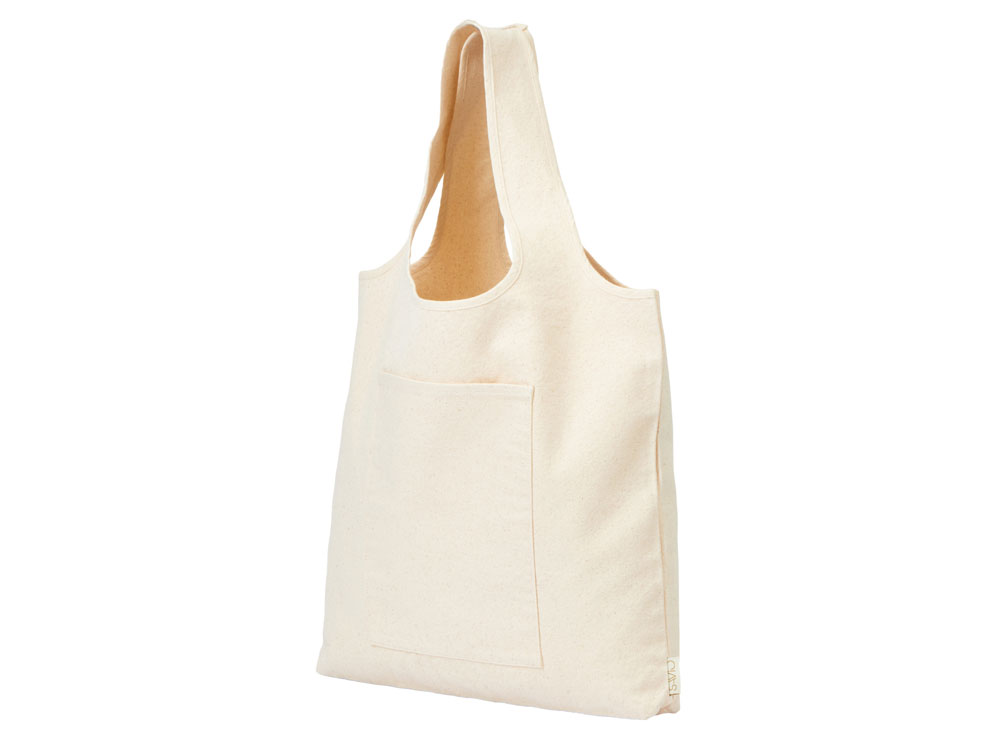 Сумка-шоппер Vest из хлопка 340 г/м2, натуральный - купить оптом