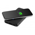 Внешний беспроводной аккумулятор с подсветкой лого Reserve X v.2, 8000 mAh, ярко-черный, фото 2