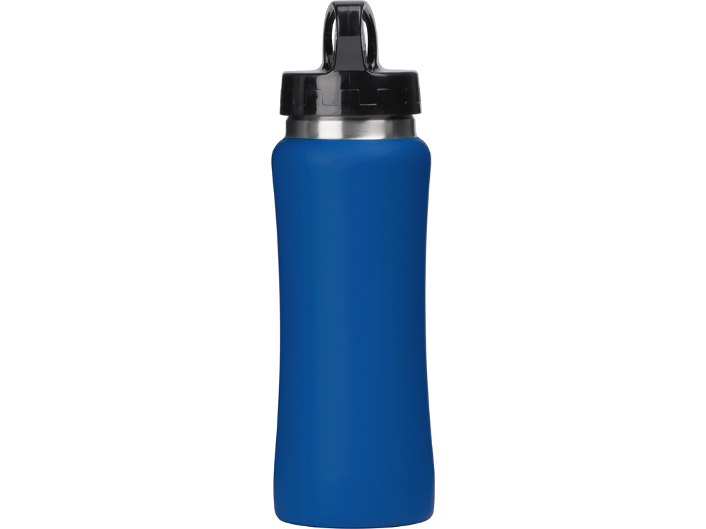 Бутылка для воды Bottle C1, сталь, soft touch, 600 мл, синий - купить оптом