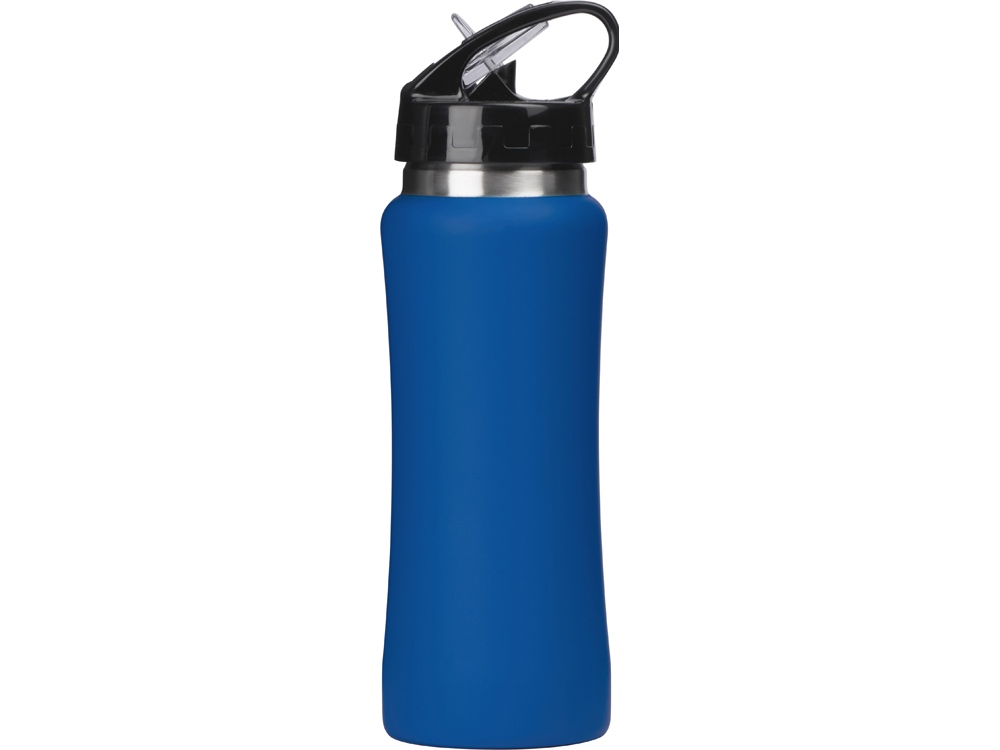 Бутылка для воды Bottle C1, сталь, soft touch, 600 мл, синий - купить оптом