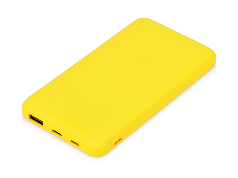 Внешний аккумулятор Powerbank C2, 10000 mAh, желтый - купить оптом