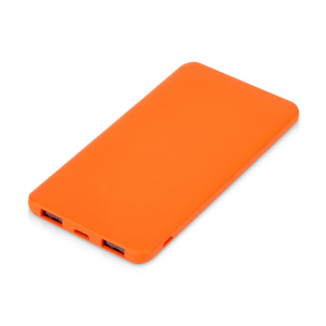 Внешний аккумулятор Powerbank C1, 5000 mAh, оранжевый - купить оптом