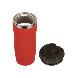 Термокружка Double wall mug C1, soft touch, 350 мл, красный - купить оптом