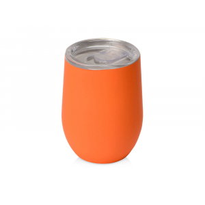 Термокружка Vacuum mug C1, soft touch, 370мл, оранжевый - купить оптом