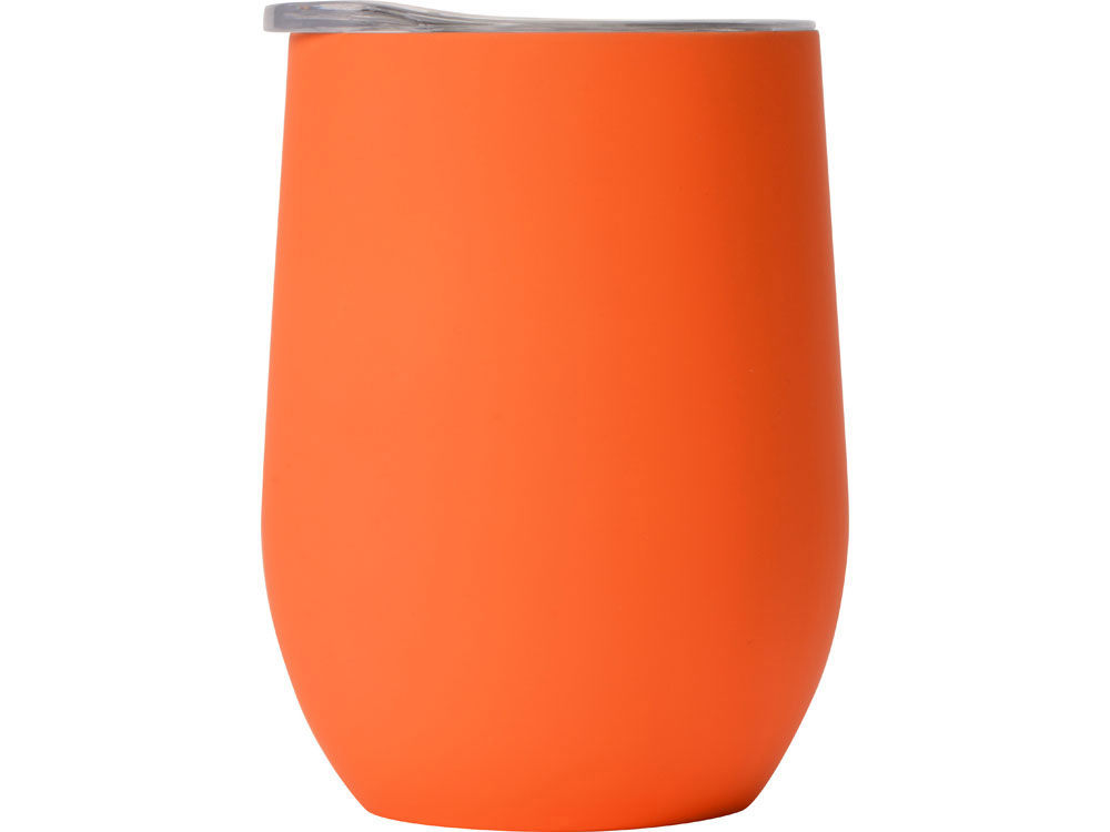 Термокружка Vacuum mug C1, soft touch, 370мл, оранжевый - купить оптом