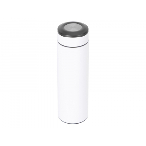Вакуумный термос Vacuum Flask C1, soft touch, 420мл, белый - купить оптом