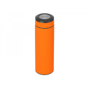 Вакуумный термос Vacuum Flask C1, soft touch, 420мл, оранжевый - купить оптом
