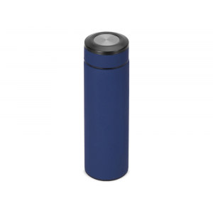 Вакуумный термос Vacuum Flask C1, soft touch, 420мл, темно-синий - купить оптом