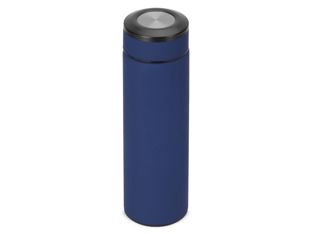 Вакуумный термос Vacuum Flask C1, soft touch, 420мл, темно-синий - купить оптом
