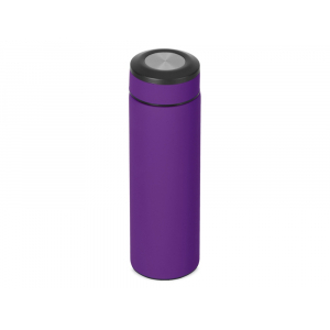 Вакуумный термос Vacuum Flask C1, soft touch, 420мл, фиолетовый - купить оптом