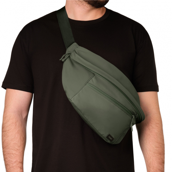 Сумка cross body Boston, зеленая - купить оптом