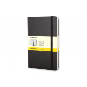 Записная книжка Moleskine Classic (в клетку) в твердой обложке, Large (13х21см), черный - купить оптом