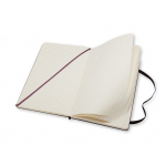 Записная книжка Moleskine Classic (в клетку) в твердой обложке, Large (13х21см), черный, фото 2
