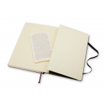 Записная книжка Moleskine Classic (в клетку) в твердой обложке, Large (13х21см), черный, фото 3