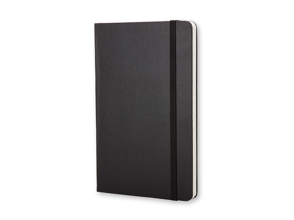 Записная книжка Moleskine Classic (в клетку) в твердой обложке, Large (13х21см), черный - купить оптом