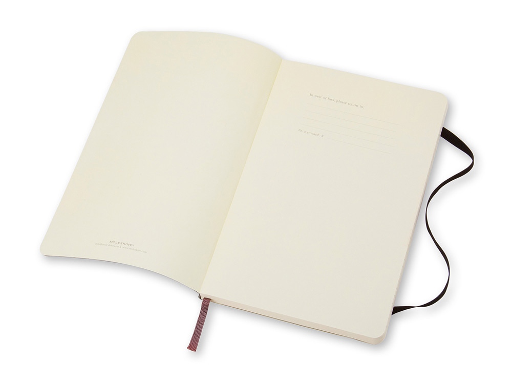 Записная книжка Moleskine Classic Soft (в линейку), Large (13х21см), черный - купить оптом