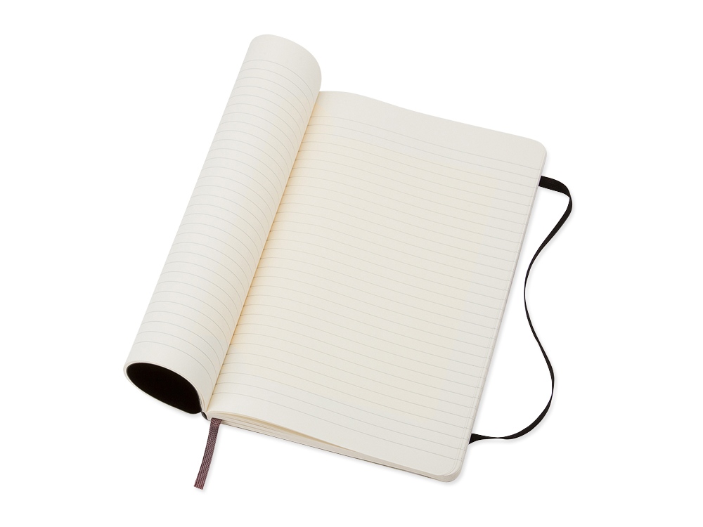 Записная книжка Moleskine Classic Soft (в линейку), Large (13х21см), черный - купить оптом