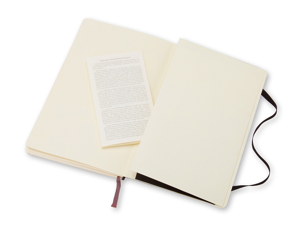 Записная книжка Moleskine Classic Soft (в линейку), Large (13х21см), черный - купить оптом