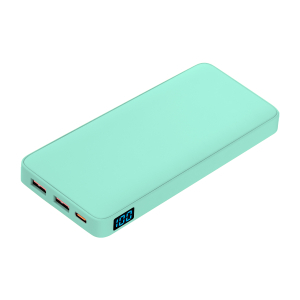 Внешний аккумулятор с подсветкой Ancor PD Plus 10000 mAh, бирюзовый - купить оптом