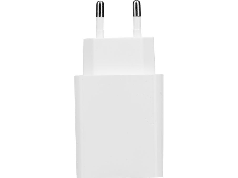 Сетевое зарядное устройство c выходами USB-A и USB-C Recharger, 10 Вт, белый - купить оптом