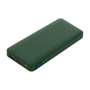 Внешний аккумулятор с подсветкой Ancor PD Plus 10000 mAh, зеленый - купить оптом