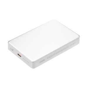 Внешний аккумулятор Atlantis PD Plus 10000mAh с функцией беспроводной зарядки 15W, серебряный - купить оптом